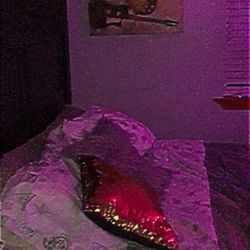 Full bed and night stand