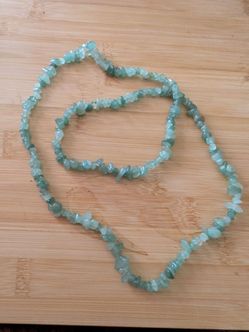 30" green aventurine necklace