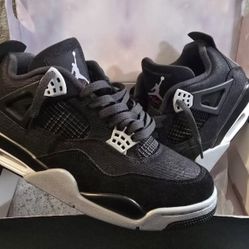 Jordan 4 Black CANVAS 