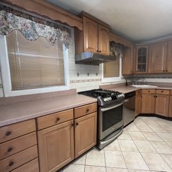 Kitchen Cabinets And appliances 