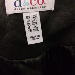 Women's Leather Jacket 2x