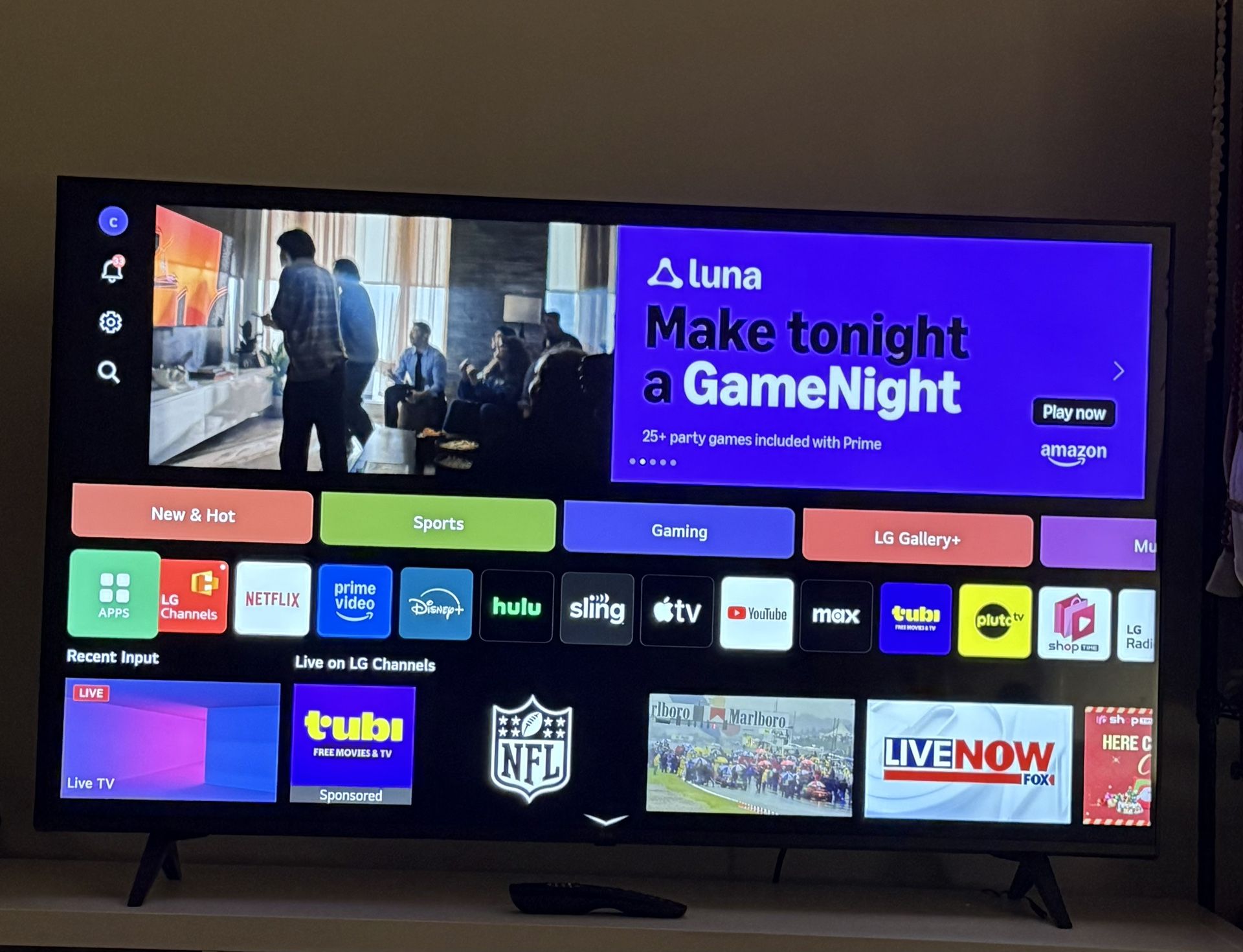 LG 55” Smart TV