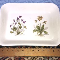 Portmirion Casserole Dish Viola Adurata Primula Officinialis