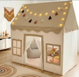 Little Dove Play Tent with Mat, Star Light Large Kids Playhouse