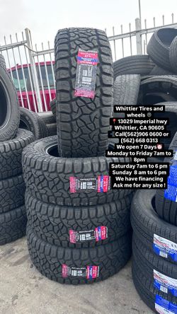 SET OF NEW TIRES 35X12.50R20 PATHRAIDER AT , INCLUDING MOUNTING AND BALANCING. ASK ME FOR ANY SIZE OR BRAND, LLANTAS NUEVAS
