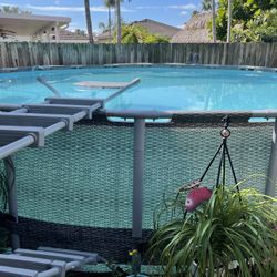 Pool Tiene 4 Meses Uso Con Filtro De Arena