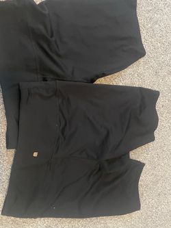 Black 2 pieces mondetta biker shorts