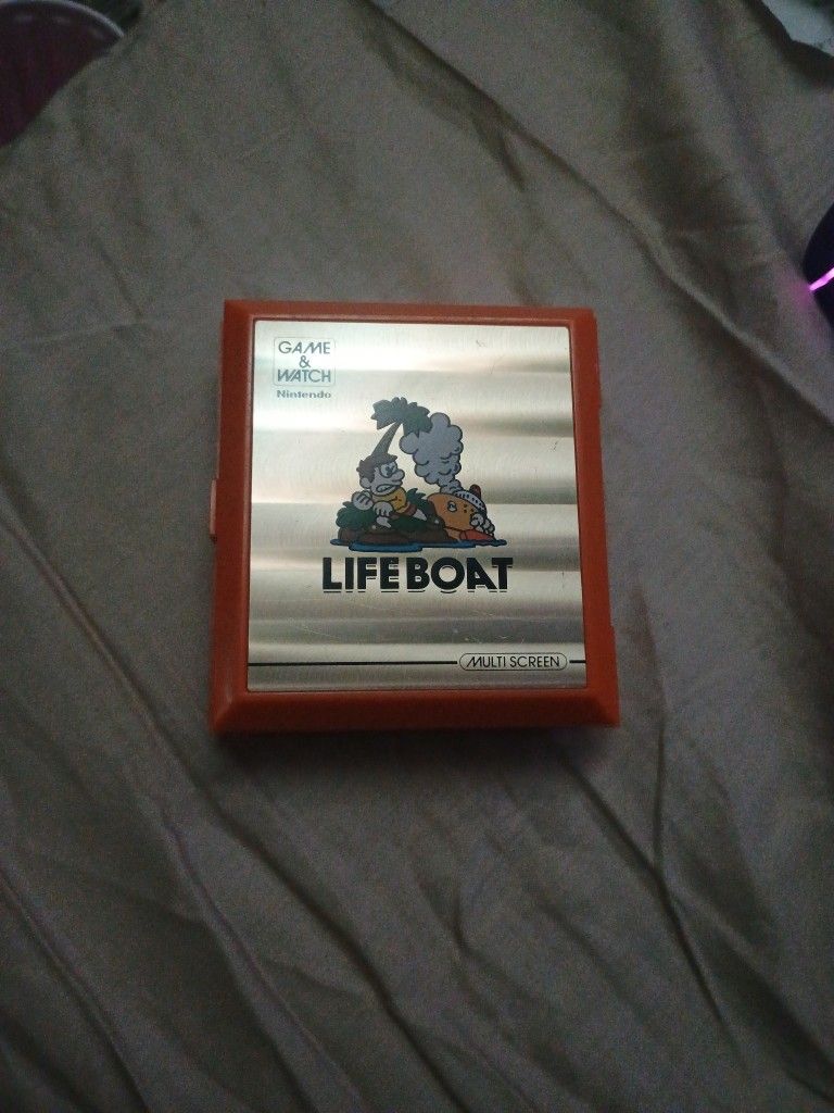 1983 Nintendo Game And Watch Lifeboat Multi screen Handheld