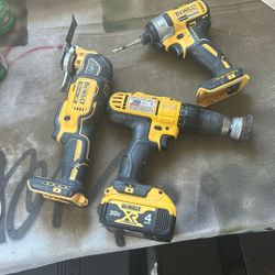 Dewalt Set Drill/Driver/multitool