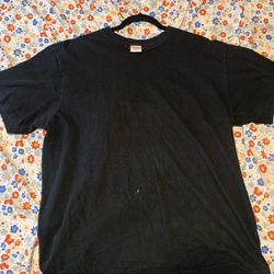 Supreme Black Tee Shirt : Size XL . 