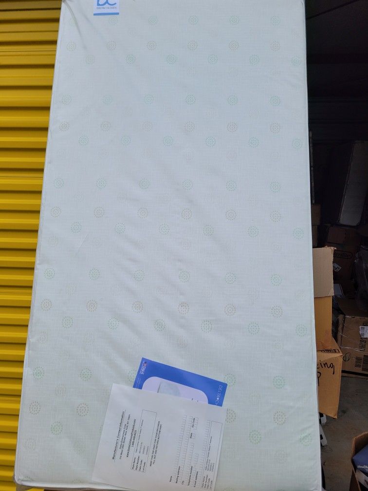 Delta Children Twinkle Galaxy Dual Sided Crib and Toddler Mattress Premium Sustainably Sourced Fiber Core Waterproof GREENGUARD Gold Certified M