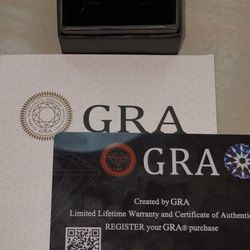 Sparkly GRA Certified S925 Stud Earrings