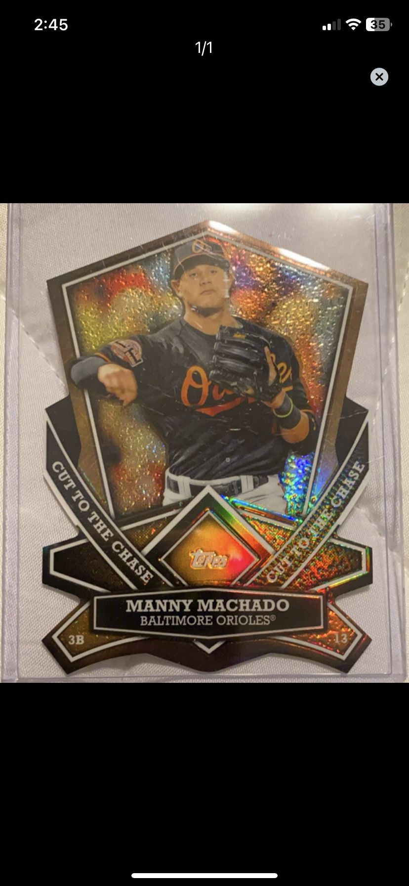 2013 Topps: Cut To The Chase Manny Machado