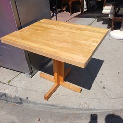 Vintage White Oak Dining Table