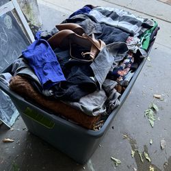 OBO! Box of Men and Women Clothing 45 Gallon Box
