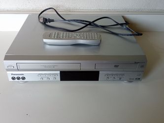 Panasonic Double Feature DVD-VCR Combo Player With Remote $45