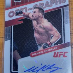 Michael Chandler Autograph Card 2022 Opti-graphs Panini Donruss Optic 