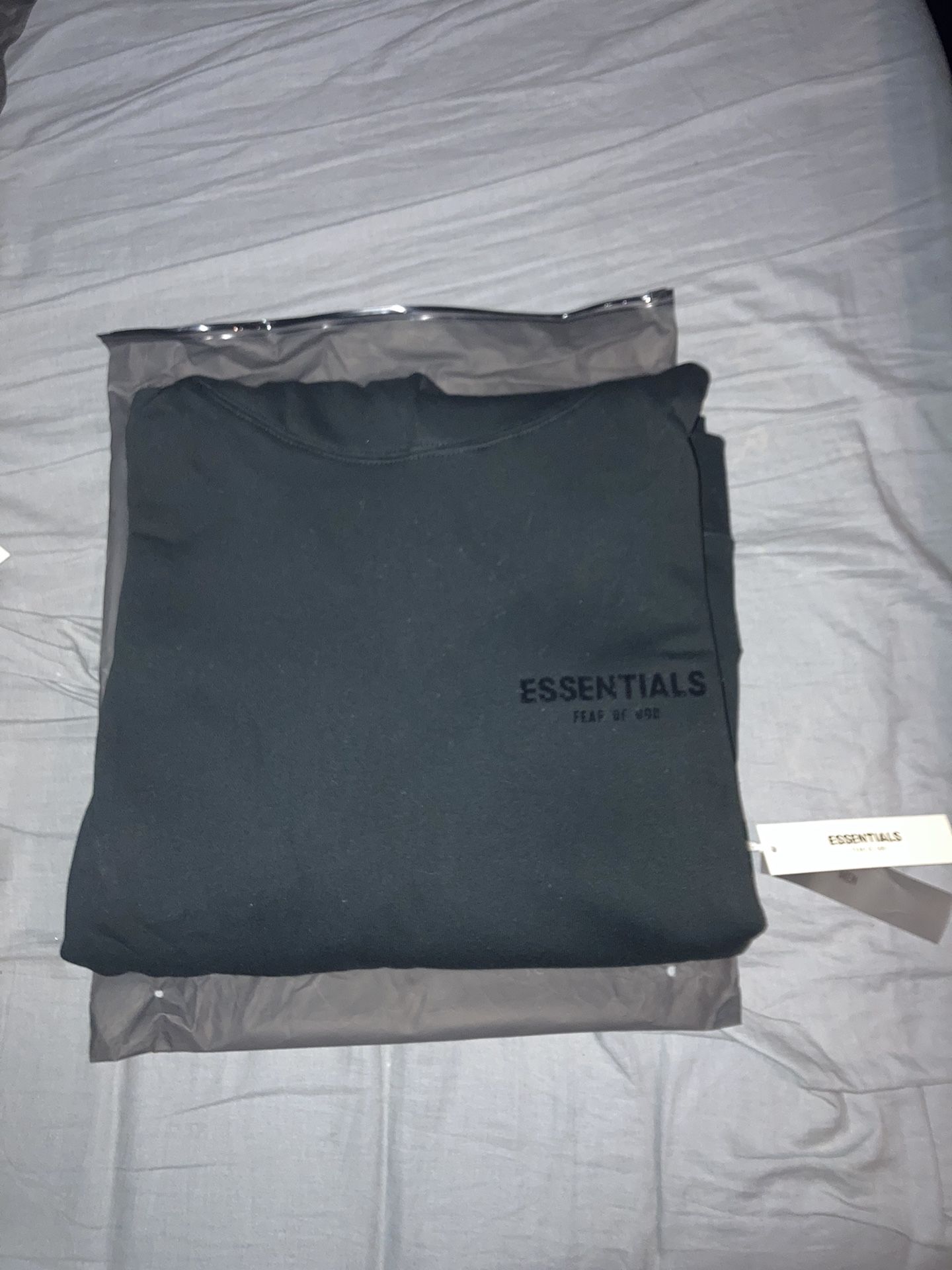 Black Essentials hoodie