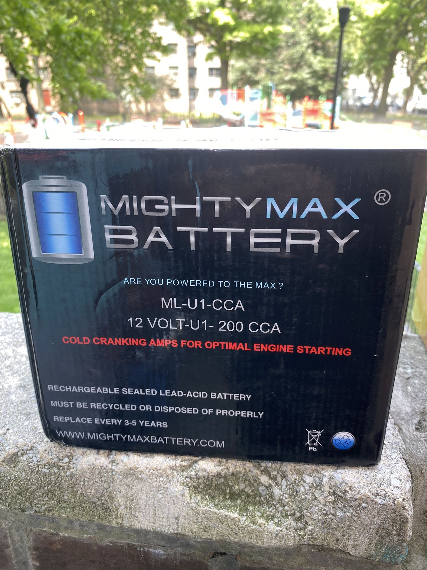 Mighty Max Battery 12volt