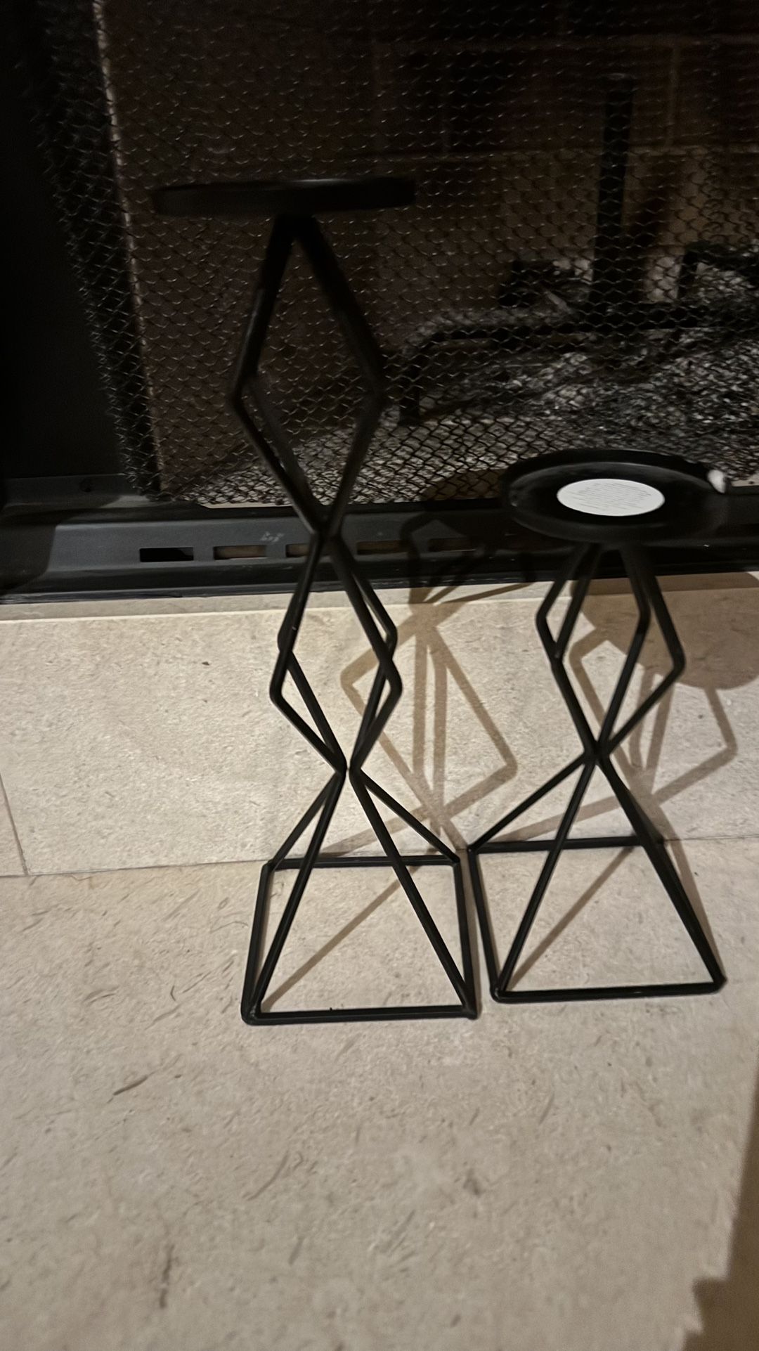 Used Modern Farmhouse Candle holders .