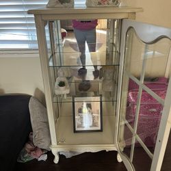 Antique Light Up Shelf