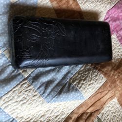 Vintage Versace Black Leather Case 