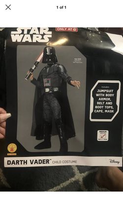 Star Wars Darth Vader costume kids medium and large