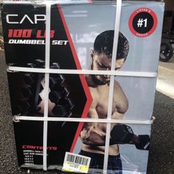 Brand New 4 sets Of Dumbells With Rack Included