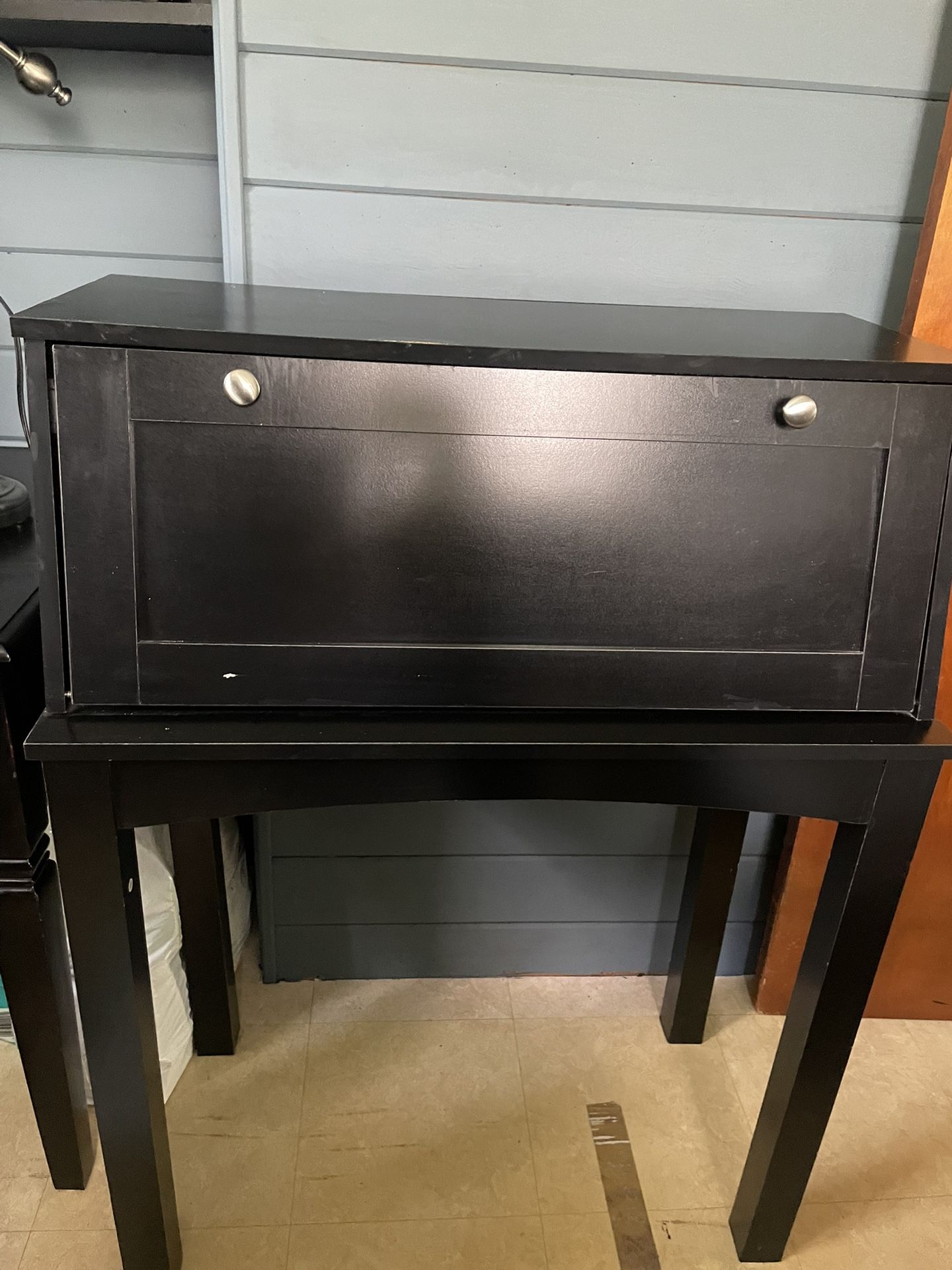 Small Black Desk