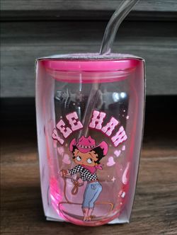 Betty boop glass Cup