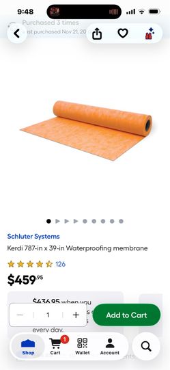 Schluter -Kerdi Membrane