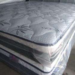 Califking Or Eking Only Mattress 14" Europillow Top And Orthopedic 
