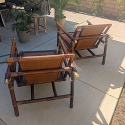 Ficks Reed Lounge Club Chairs