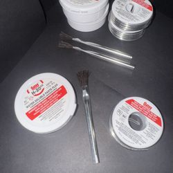 Oatey 4oz Solder With Flux Paste & Brush