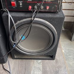 12” Alpine Type S And 4000.1 BLAUPUNKT Amplifier 