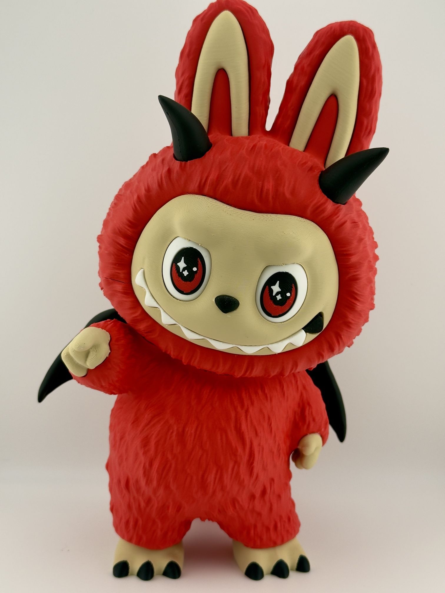Custom 10” Labubu Figure – Devil & Angel Themed
