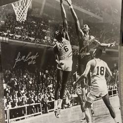 Bill Russell/Wilt Chamberlain Auto PSA Authenticated