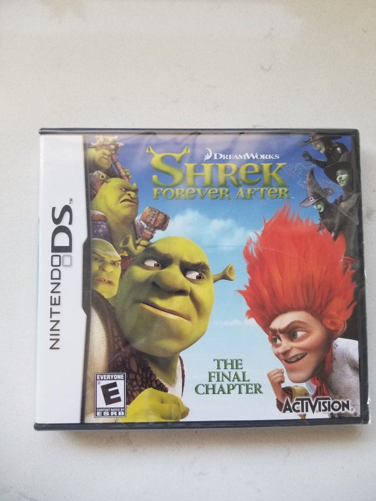 Brand New Never Opened Nintendo Ds Shrek Forever After Game 