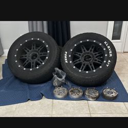 20" Pro comp with 2" spacers