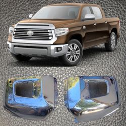 Toyota Tundra Bumper Front Caps Chrome