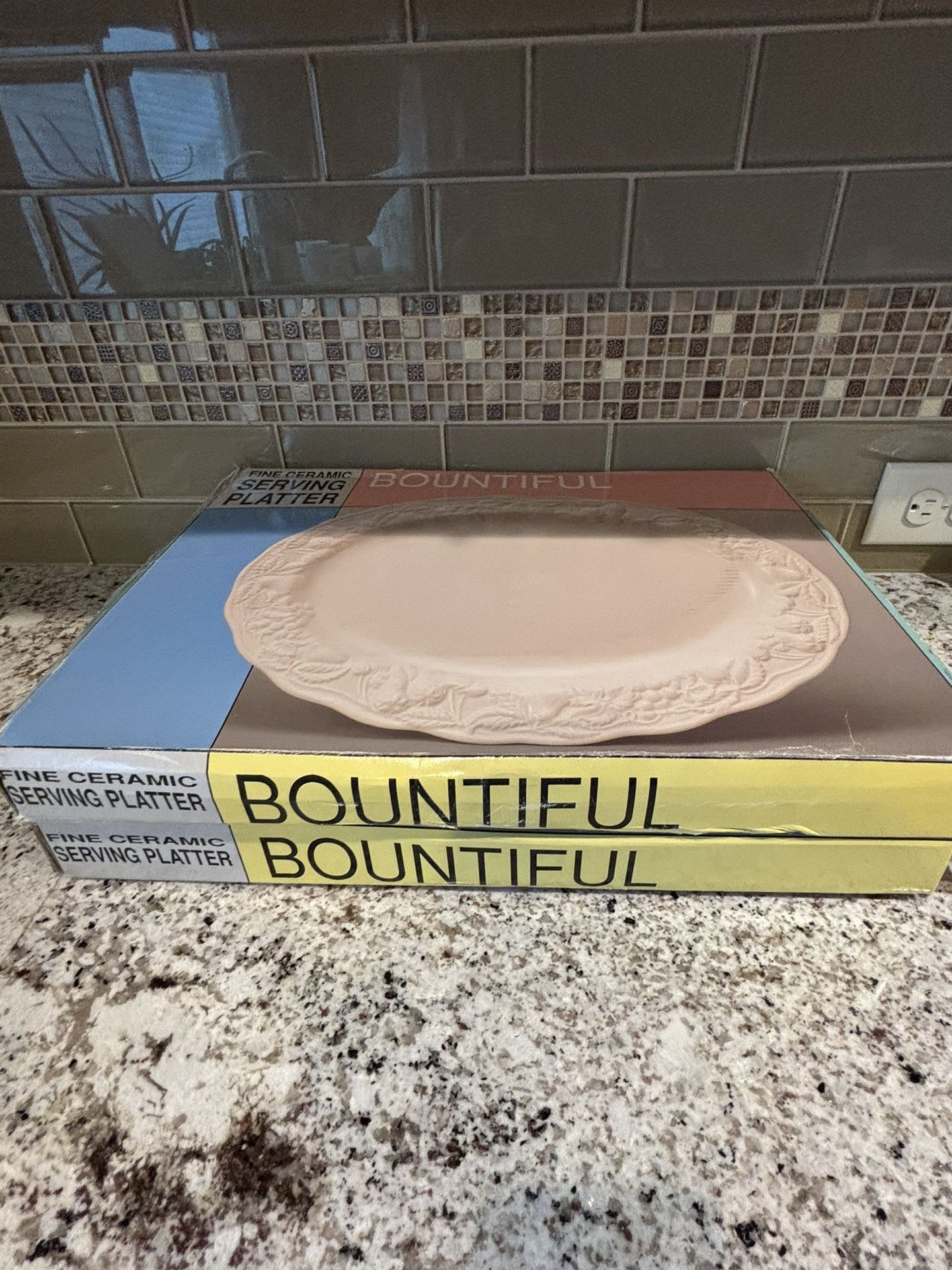 Fine Ceramic Oval Platters – Set of 2 (18.75” x 14”) – Made in Japan