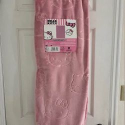 Hello Kitty Pink Blanket  Brand New