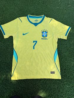 Nike Brazil National Team #7 Soccer Jersey
