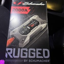 Brand New Rugged By Schumacher Jump Starter