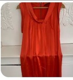 Brand new -Orange sleeveless tunic