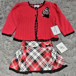 Hartstring's 2-piece Cardigan And Skort Set