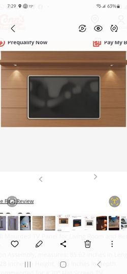 Floating Wall Screen Tv Stand ..with Lights