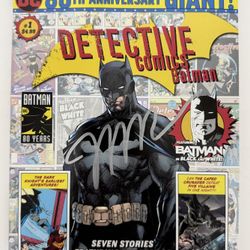 SIGNED Detective Comics Batman - Walmart 80th Anniversary Giant - SIGNED by Jim Lee