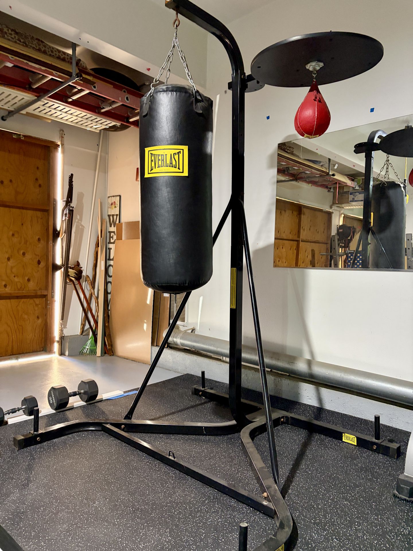 Everlast Boxing Punching Bag Set (75 lbs bag)