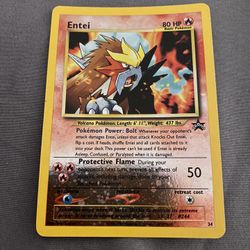 Entei Promo Card Reverse Holo Pokémon Card